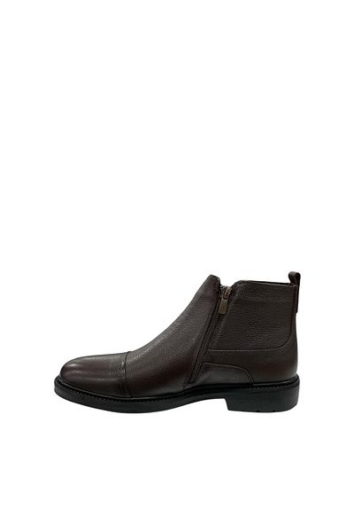 Burç Burç 7086 Ανδρικές μπότες casual από γνήσιο δέρμα (χειμώνας 24)