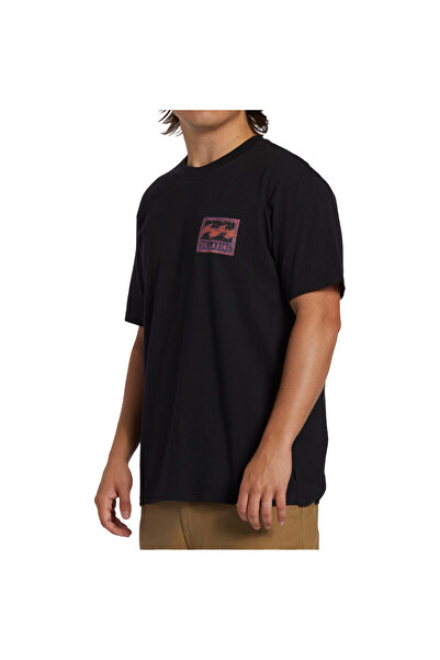 BİLLABONG Crayon Wave Tees Men's Black T-Shirt Men T-Shirt Abyzt02255