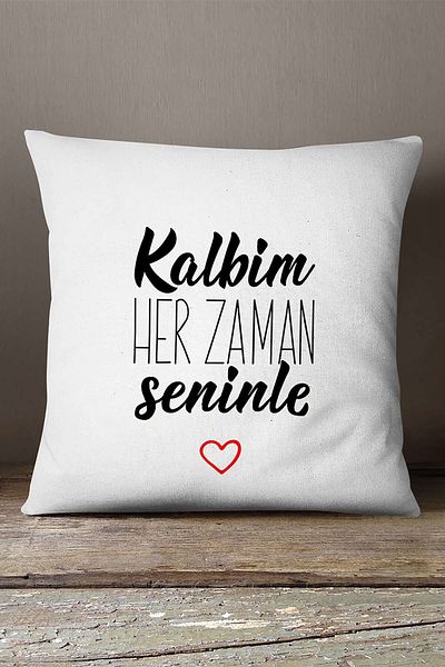 INSENSE HOME Velvet Babyface White Black My Heart Is Always With You Εκτύπωση Μαξιλαροθήκη Μαξιλαροθήκης - Cgh425