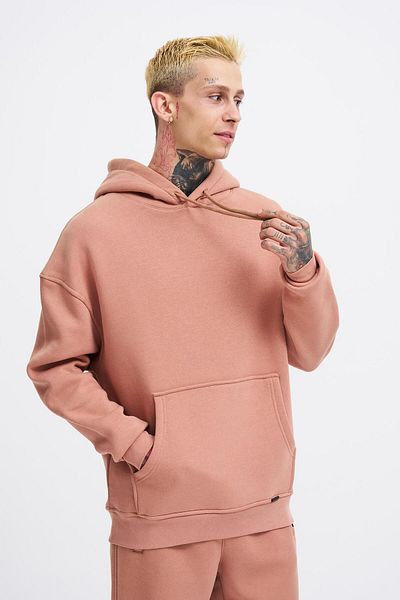 Machinist Ανδρικό φούτερ Basic Hooded Oversize Χάλκινο