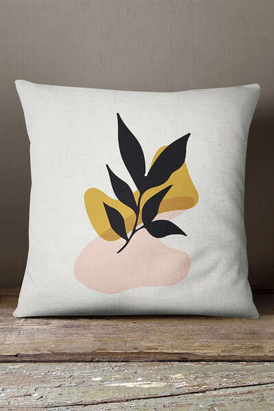 INSENSE HOME Somot Babyface Žuto Crno Moderni Boemski List Sa deznom Štampano...