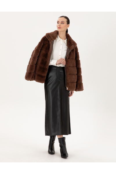 Pierre Cardin Siyah A Kesim Dokuma Etek 50292628-VR046