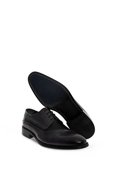 Cacharel Siyah Microlight Taban %100 Deri Klasik Ayakkabı 50278209-VR046