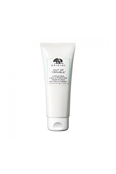 Origins Out of Trouble Sorunlu Cildi Kurtarmak için 10 Dakikalık Maske  75 ml