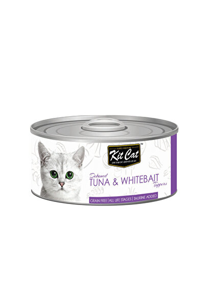 Kit Cat Deboned Tuna & Whitebait Wet Cat Food - 80g