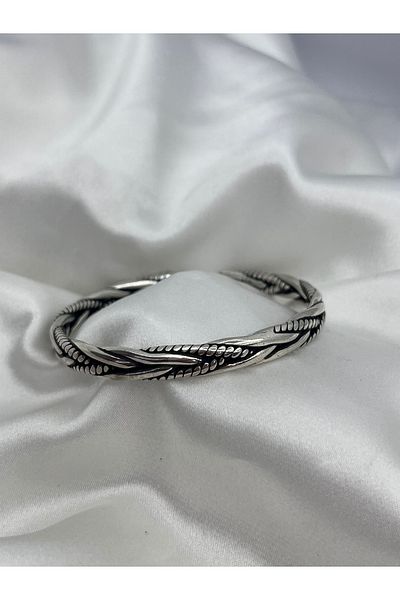 Yıldız Accessory Mesh Model Adjustable Steel Bracelet