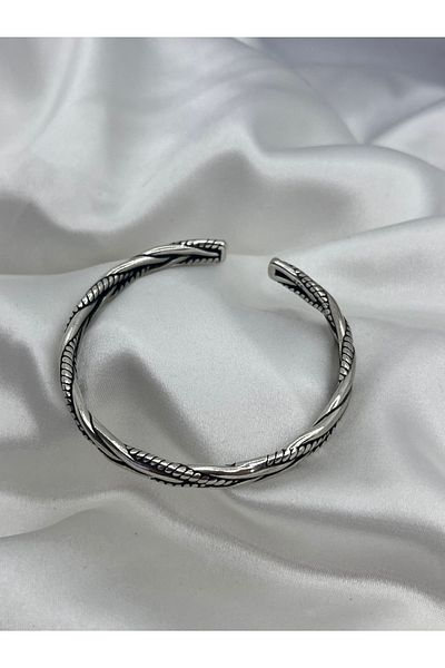 Yıldız Accessory Mesh Model Adjustable Steel Bracelet