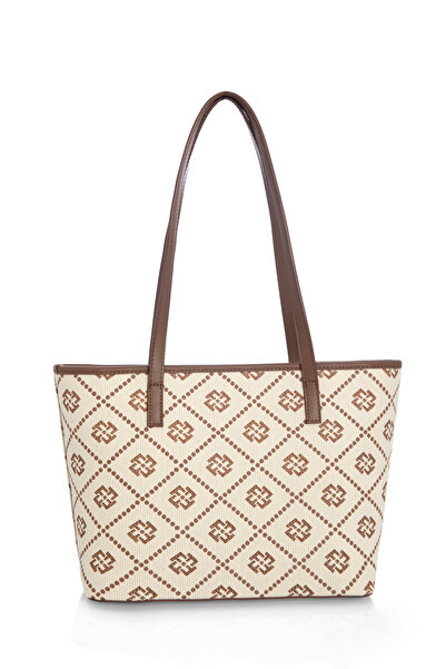 Fossil Жіноча сумка Taba 34x23x13 см з полотна 05FM24Y1015