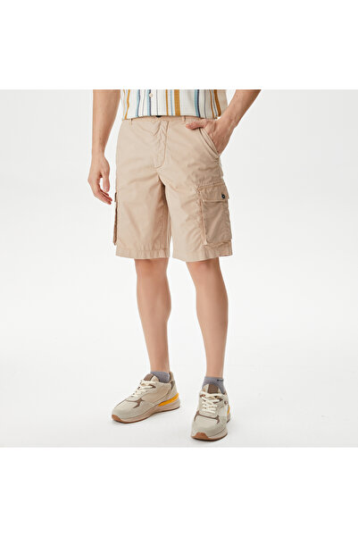 Nautica Erkek Bej Bermuda Şort