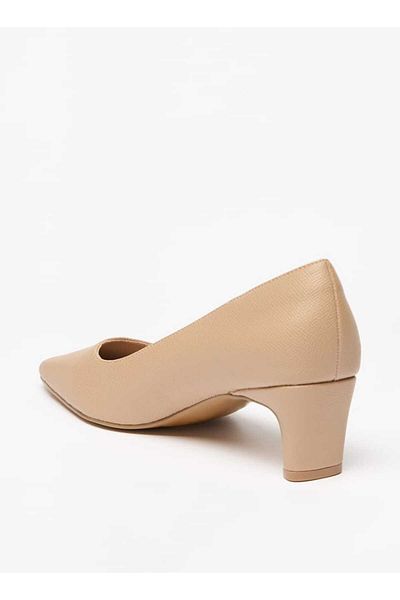 Celeste Women's Slip-On Pointed Toe Pumps with Kitten Heels