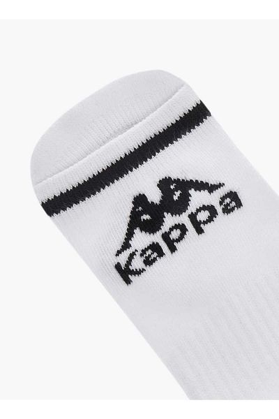 Kappa Logo Print Ankle Length Socks - Set of 3