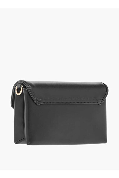 Celeste Solid Crossbody Bag with Chain Strap and Flap Closure - W 5.5 x H 13.5 x D 19.5 cm