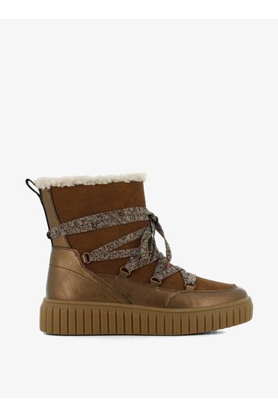 SJ Women's Panelled High Shaft Boots with Zip Closure