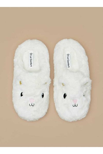 Le Confort Faux Fur Slip-On Bedroom Mules
