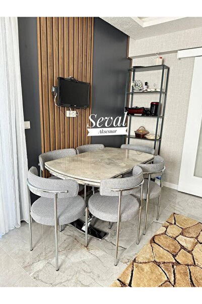 SEVAL AKSESUAR Rampla X Açılır Masa + Tedy Sandalye Takımı