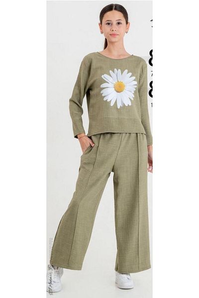 Gala PAPATYA printed linen girl suit