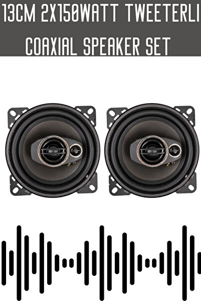 Rose RST-130 13CM TWEETERLI COAXIAL 2x150WATT YUVARLAK  TAKIM HOPARLÖR SPEAKE...