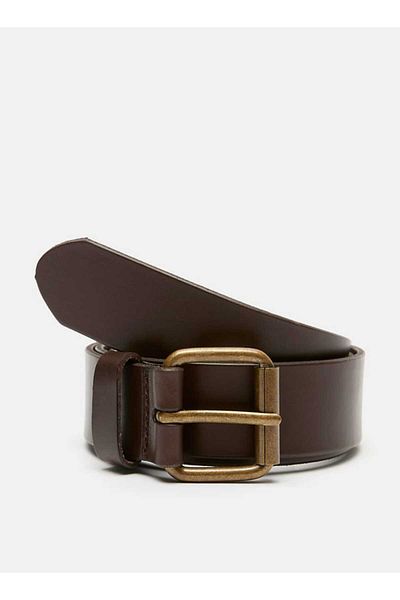 Lee Cooper Solid Waist Belt with Pin Buckle Closure