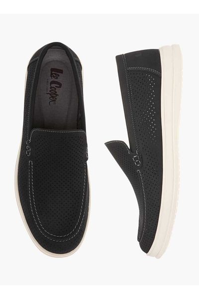 Lee Cooper Men's Perforated Slip-On Loafers