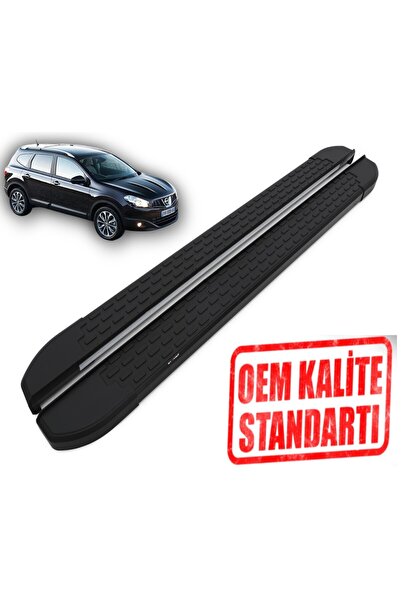 Omsa QASHQAİ +2 2010 2011 2012 2013 2014 ARACA ÖZEL NEVADA SİYAH YAN BASAMAK