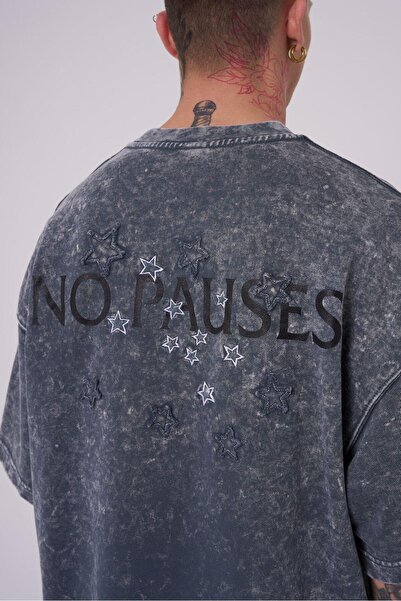 Machinist Ανδρικό μπλουζάκι χωρίς παζέτες με στάμπα με στάμπα Ghost Spotted