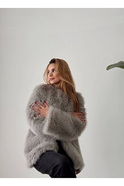 Myra Gray Midi Premium Fur Series