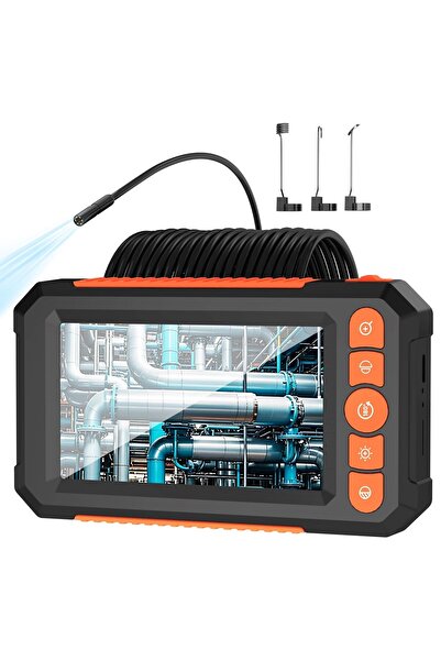 AteşTech Çift Kameralı Işıklı 10 Metre 1080P Endoskop Kamera