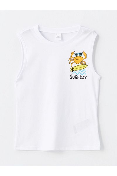 LC Waikiki Baby Boy Crew nyakú nyomtatott úszóruha