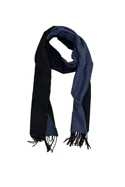 Kravatkolik Navy Blue - Blue Double Sided Men's Cashew K624