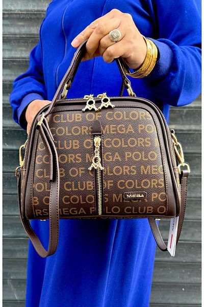 MEGA Polo Women's 4 Compartment Hand and Shoulder Bag