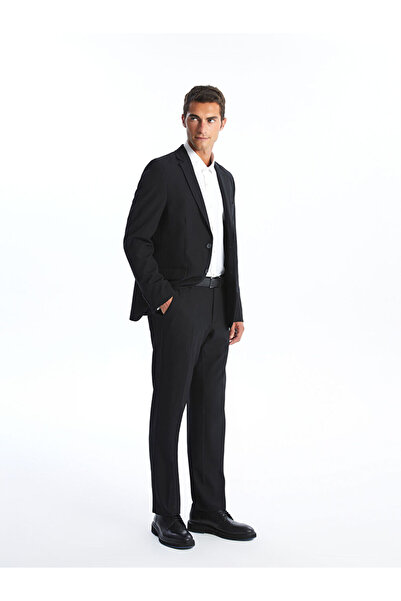 LC Waikiki Men's Black Standard Fit Trousers