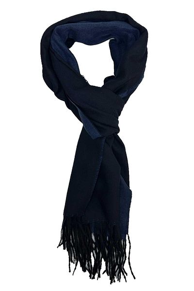 Kravatkolik Navy Blue - Blue Double Sided Men's Cashew K630