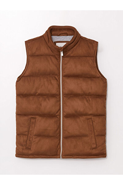 LC Waikiki LCW Vision καφέ όρθιο γιακά ανδρικό γιλέκο İMREX GLOBAL