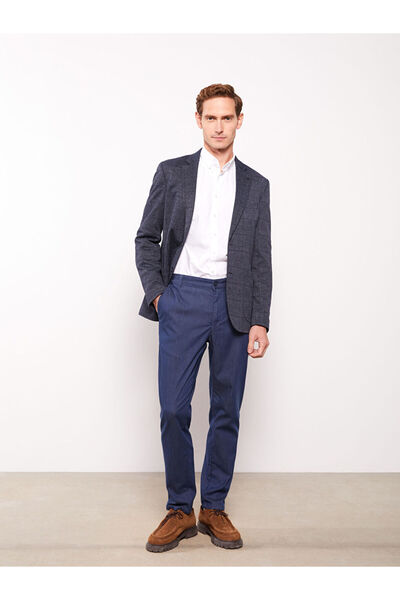 LC Waikiki Navy Blue Slim Fit Men's Blazer Jacket