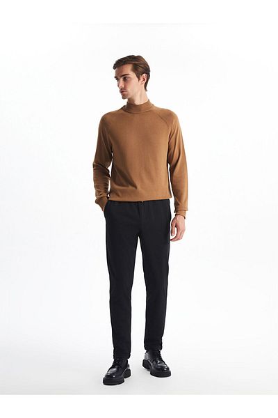 LC Waikiki Half Turtleneck Long Sleeve Men's Knitwear Sweater - W40191Z8