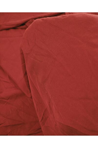Kumaş Parça بابيت فيسكوز قطن أحمر - 140 سم × 250 سم