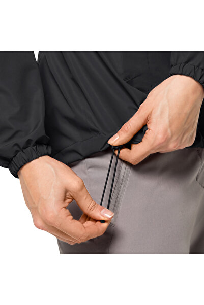 Jack Wolfskin Stormy Point 2l Kadın Siyah Outdoor Ceketi Kadın OUTDOOR CEKETİ