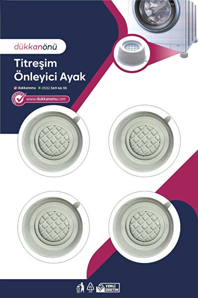 Myend 4'lü Çamaşır Bulaşık Makinesi Titreşim Önleyici Ayak, Makine Titreşim E...