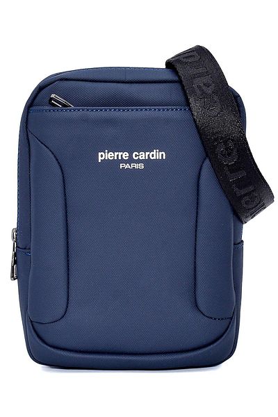 Pierre Cardin Geantă crossbody pentru bărbați bleumarin