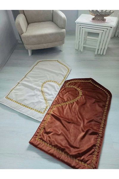 CONSTRAİN Paired Heart Prayer Rug - Bridal Groom Bundle, Gift Dowry