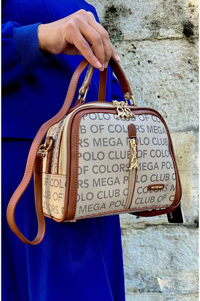 MEGA Polo Women's 4 Compartment Hand and Shoulder Bag
