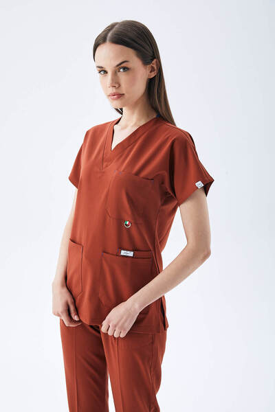 ARYA MEDİKAL Arya Medikal Exclusive Seri Doktor Hemşire Üniforma Takımı Scrubs