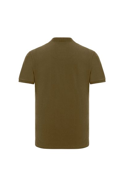 ROUTEFIELD Men's Polo Neck T-shirt - Patroit Khaki
