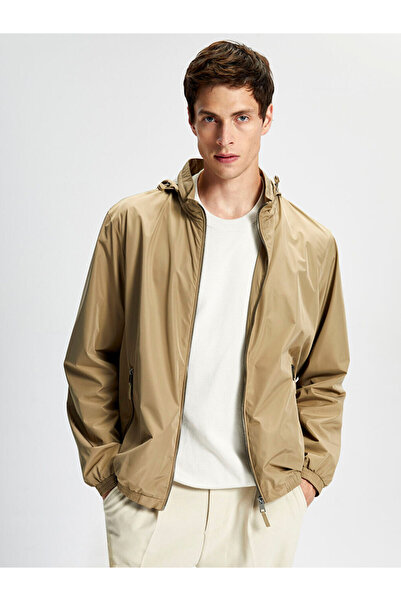 LC Waikiki Ανδρικό παλτό με κουκούλα Standard Fit