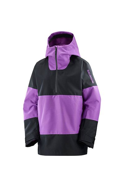 Salomon Bashley Anorak Women's Ski Jacket - Purple Black