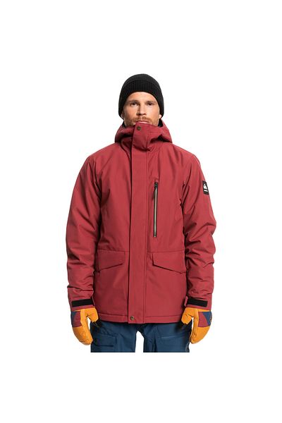 Quiksilver Mission Solid Jk Men's Purple Snowboard Jacket Men's Snowboard Jacket Eqytj03266