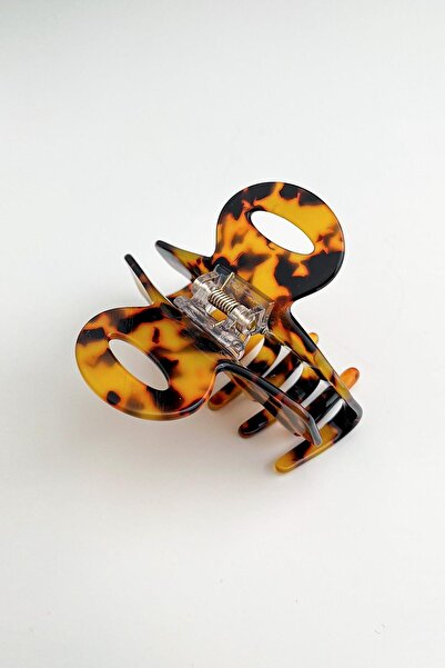 Modex Handmade France Leopard Clamp Buckle (8cm)