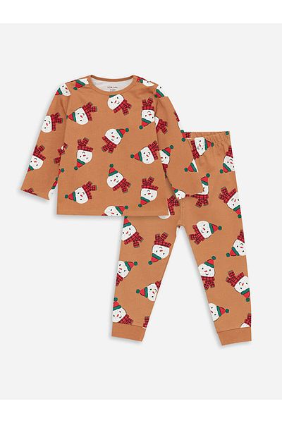 LC Waikiki LCW baby Crew Neck Printed Baby Boy Pyžamas Set