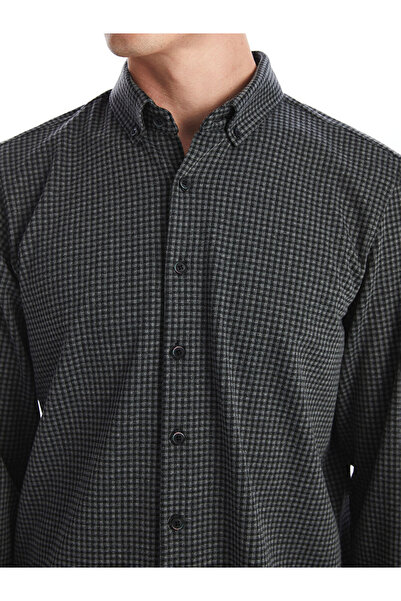 LC Waikiki Plaid Patterned Regular Fit Men's Lumberjack Shirt - Long Sleeve