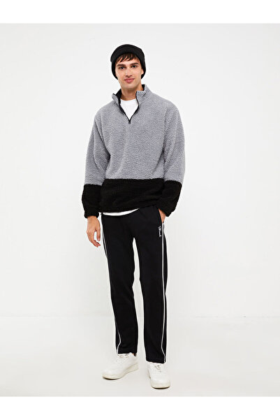 LC Waikiki Ανδρικό φούτερ με μακρυμάνικο βελούδινο γιακά